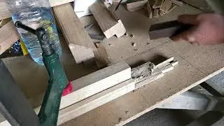 assemblage enfourchement &agrave; queue de renard, ravancement de feuillure et raccord de moulure