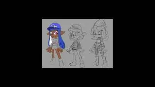 Drawing my Splatoon Oc&rsquo;s