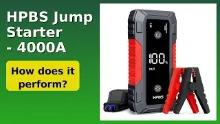 REVIEW (2025): HPBS Jump Starter - 4000A. Features.