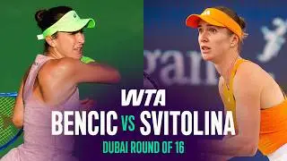 Belinda Bencic vs. Elina Svitolina | 2026 Dubai Round of 16 | WTA Match Highlights