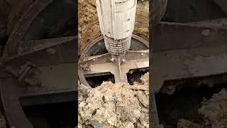 2400 Dia Boring piling in Singapore / bored pile work. piling work. #piling #bored #shorts #machine
