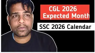 SSC CGL 2026 Exam Date | SSC 2026 Calendar Date Update | SSC CGL Latest News@ABHINAYMATHS 