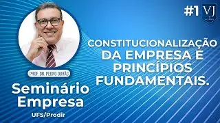 CONSTITUCIONALIZAÇÃO DA EMPRESA E PRINCÍPIOS FUNDAMENTAIS #1 SEMINÁRIO | Prof. Pedro Durão