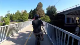 Spring E-bike ride in Nanaimo