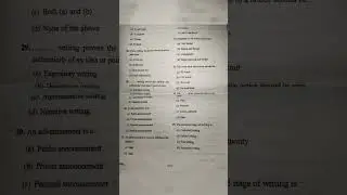 RDVV 3RD YEAR FC ENGLISH #jabalpur #exam #rdvv #bsc #education #oldpaper #yt