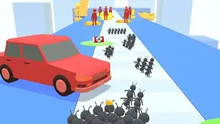 ANT ARMY! 🔫😇 - Tiny Run 3D - level #5 - High score - All levels