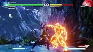Street Fighter 5 - Ibuki Bomb Setups 07 (Overhead)