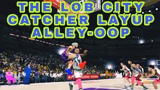 THE LOB CITY CATCHER LAYUP ALLEY-OOP | NBA2K20 MOBILE