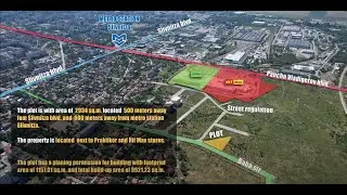 Presentation of a plot of land with a Building Permit next to 
