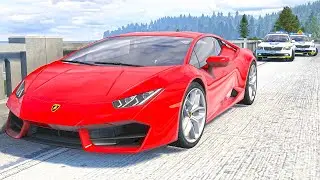 Rich Redneck Out Runs Cops in a Lamborghini!