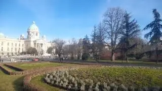 Солнечный февральский день в Белграде, Belgrade, Serbia