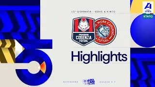 Pirossigeno Cosenza-Global Work Capurso 2-3 | Gol e highlights | 13ª giornata | Serie A KINTO 25/26