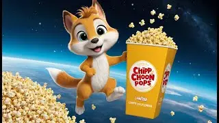 Chippy Choo and the Popcorn Planet | Fun Popcorn Song for Kids | Crunchy Planet Adventure Rhyme