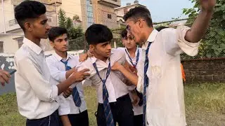 Ladki Ke Chakkar Mein LADAYI Ho Gayi 😰 Om Ki !! 4 Ladko Ne Milke Peeta ‼️ Classroom Stories BTS