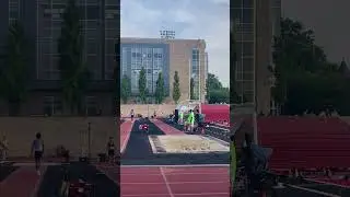 Tiger Combest Long Jump, Washington DC State Track Meet 2024