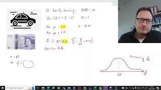 Hypothesis Testing - How to formulate a decision rule