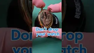 One dropped vintage watch! Check out the damage dropping a wrist watch can do...