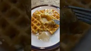 High-Protein Waffles 🥞🍳 Without Protein Powder! 🤩👌