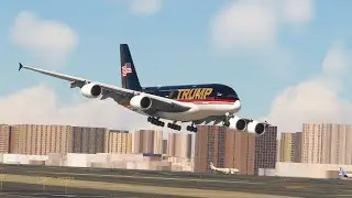 Most Advanced Aircraft! Trump Airbus A380 Touches Down at Dubai Airport