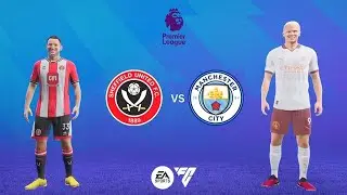EA Sports FC24, Sheffield Utd vs Manchester City, Bramall Lane, Premier League, Haaland,