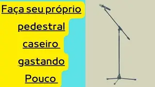 como fazer um pedestal caseiro de cano pvc bom e barato