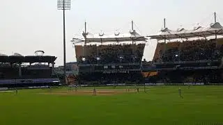 Ashwin first test century at Chepauk from spectator view!🇮🇳