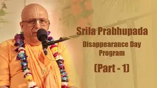 Prabhupada Disappearance day Program 2022 (part-1)