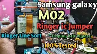 Samsung Galaxy M02 Ringer Problem Solution Ringer ic problem 100% Tested