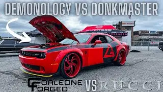DEMONOLOGY VS DONKMASTER AT SCARY FAST |NDRA Racing Between The Dodge Demon & Black Blur| MUST SEE!