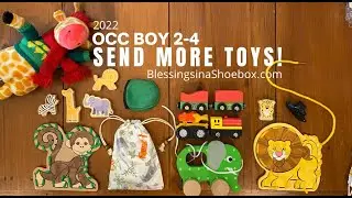 Operation Christmas Child OCC Safari Long Lasting Toys in Shoebox for Boy 2-4