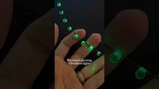 Christmas lights in July ish!! #miniatures