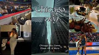 Chicago Vlog 🏙️: Steak 48, Chicago Sky vs. Indiana Fever, & Bally Casino 🥳&hellip;