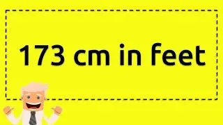 173 cm in feet