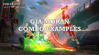 Gia Moran combo Examples - Power Rangers: Battle for the Grid