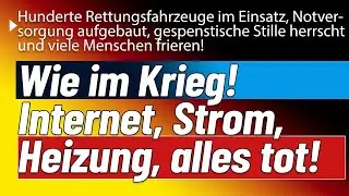 Zappenduster! Massiv Polizei im Einsatz, Internet offline Maltester & Johanniter Notversorgung!