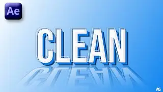 Clean Text Effect in After Effects - After Effect Tutorial - No Plugins.