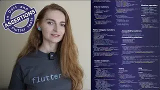 Assertions in Dart and Flutter tests:ultimate cheat sheet 💙 Anna Leushchenko 💙 Flutter Global Summit