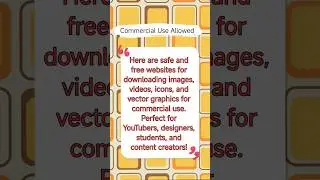 Free Websites for Images, Videos & Icons | Commercial Use Allowed#Free #CopyrightFree#shortsviral