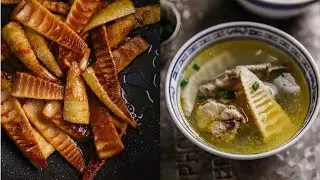 Braised Bamboo Shoots and an Easy Chicken Soup