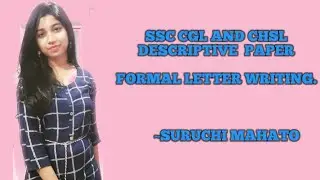 SSC descriptive letter writing in English. #SSCCGL #SSCCHSL.