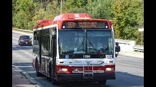 RIDE TTC 1396 on 96B Wilson from York Mills Station to Wilson Station
