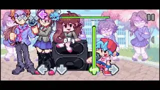 Прохождене фнф мода на doki doki Takeover Plus [часть 1] 