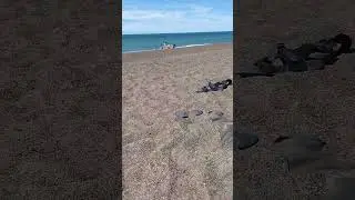 En CHUBUT conoc&eacute; PLAYA UNI&Oacute;N 🏖️ Una vuelta por esta playa cerca de Rawson👌 #viajar #playa