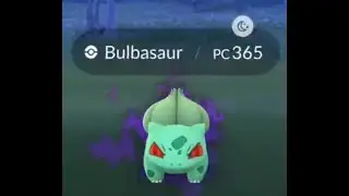 TEAM GO ROCKET SHADOW BULBASAUR PC 365