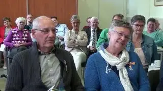 Bijeenkomst lintje Lenie en Wim