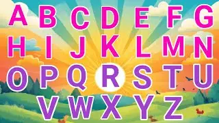 🎵 Fun ABC Alphabet Song for Kids | Learn 3D Letters with Colourful Sensory Visuals 🎶