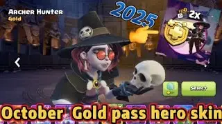 Clash of Clans October 2025 Gold Pass Hero Skin Revealed! #sumit007