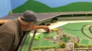 Subway Train Comes To Life Under The Airport!
