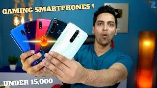 Best Budget Gaming🎮 Smartphones To Buy Under Rs.15,000 In India !