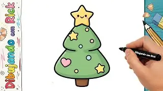 Cómo Dibujar un ÁRBOL KAWAII Fácil y Rápido 🌳💖 | Tutorial de Naturaleza Tierna